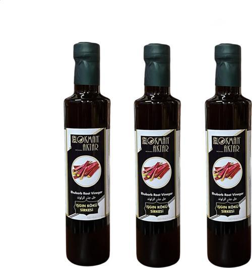 Işkın Sirkesi, Katkısız, Doğal, ışkın 500ml 3 Adet, DVD Lokman Aktar