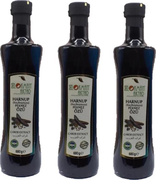Keçiboynuzu Harnup Pekmez Özü 680 Gr, 3 Adet Lokman Aktar