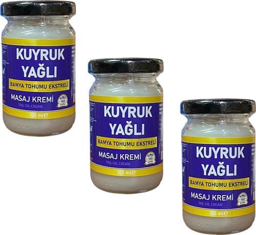 Kuyruk Yağı masaj Kremi 100 ml, 3 adet, DVD Lokman Aktar
