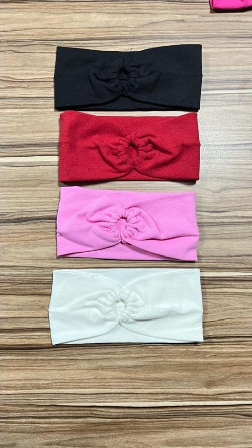 4'lü Renkli Saç Bandı Seti