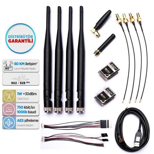 Rf Design RFD900ux Modem Uzun Menzilli Radyo Telemetri Seti Bundle (Distribütör Garantili)