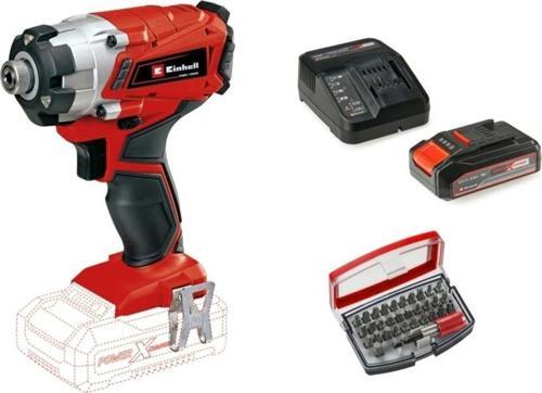 Te-Cı 18/1 Li - Solo Torklu Darbeli Matkap + 1 x 2.5 Ah Starter Kit Akü (Bits Uç Dahil)
