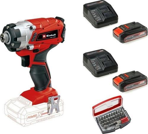 TE-CI 18/1 Li - Torklu Darbeli Matkap + 2 x 2.5 Ah Starter Kit Akü (Bits Uç Dahil)
