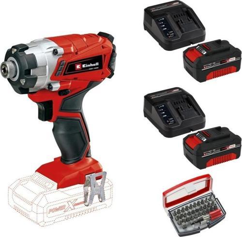 TE-CI 18/1 Li - Solo Torklu Darbeli Matkap + 2 x 4 Ah Starter Kit Akü (Bits Uç Dahil)