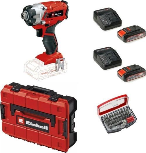 TE-CI 18/1 Li - Darbeli Torklu Vidalama + 2 x 2.5 Ah Starter Kit Akü (Çanta ve Bits Uç Dahil)