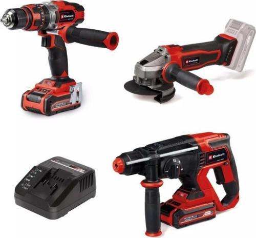 Te-Tk 18/3 Akülü Kombo Set Te-Cd 18/48 Li-I + Te-Ag 18/115-2 Li + te-Hd 18/20 li