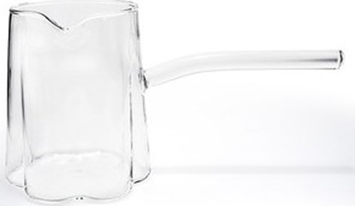 Ateşe Dayanıklı Cam Cezve Borosilikat Cam Cezve 400 ml CZV05