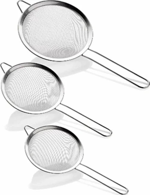 Büyük 3'lü Metal Süzgeç CLKN-1359