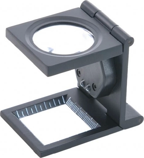 25x25 Mm Full Çelik Kaplı Katlamalı Büyüteç Th9005b