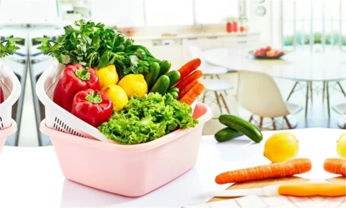 Çok Amaçlı Kare Çiftli Süzgeç Renkli ÇNK2229