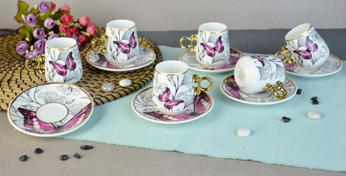Floral Porselen Kahve Fincanı 82454