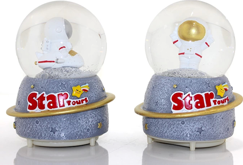 Kar Küresi Işıklı Müzikli Küre 13 Cm Alk286