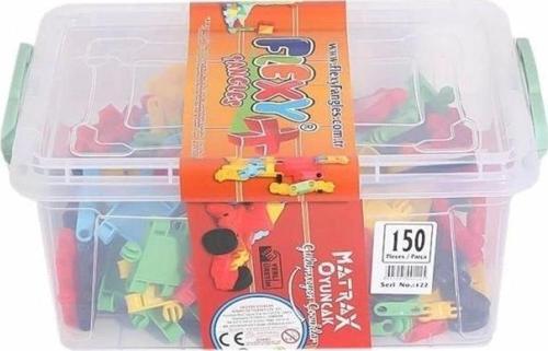 Çocuk 1225 Flexy Tangles Bloklar 150 Parça -Akçiçek