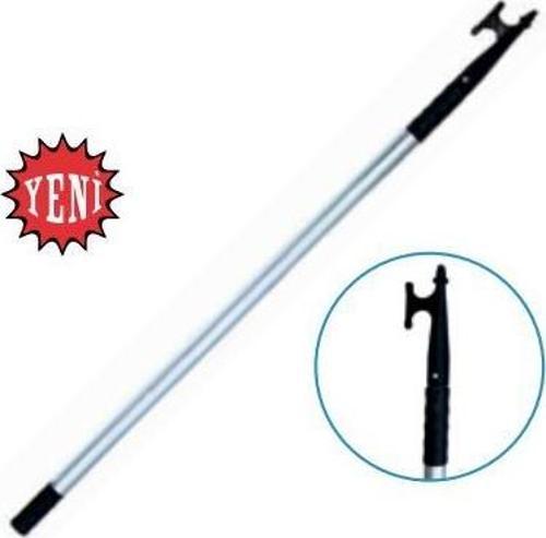 Ocean Marine Teleskopik Gönder Kancası Siyah 140-250 Cm