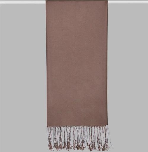 %100 Ipek Toprak Rengi Şal