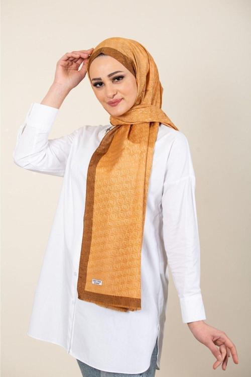 Monogram Gold Şal