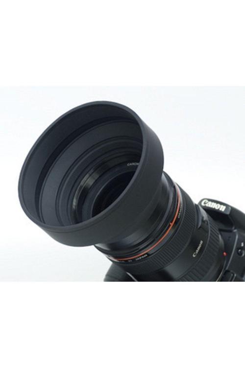 52Mm Üç Kademeli Kauçuk Parasoley Lens Hood