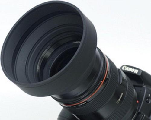 52Mm Üç Kademeli Kauçuk Parasoley Lens Hood