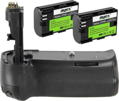 Canon 70D, 80D İçin Mk-70D Battery Grip + 2Ad Lp-E6 Batarya