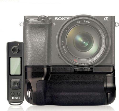 Sony A6500 Için Meike Mk-A6500 Pro Battery Grip + Zaman Ayarlı Kumanda