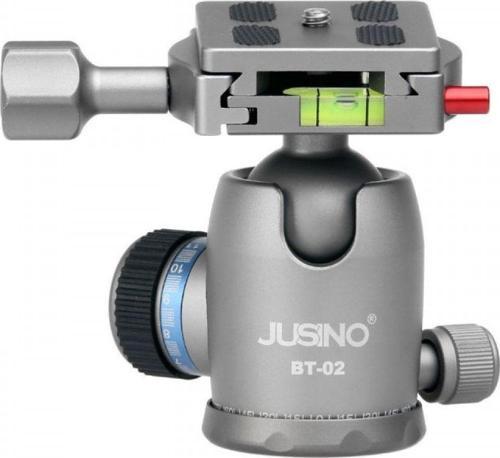 Bt-02 Profesyonel Tripod Kafası Aluminyum Gümüş Renk