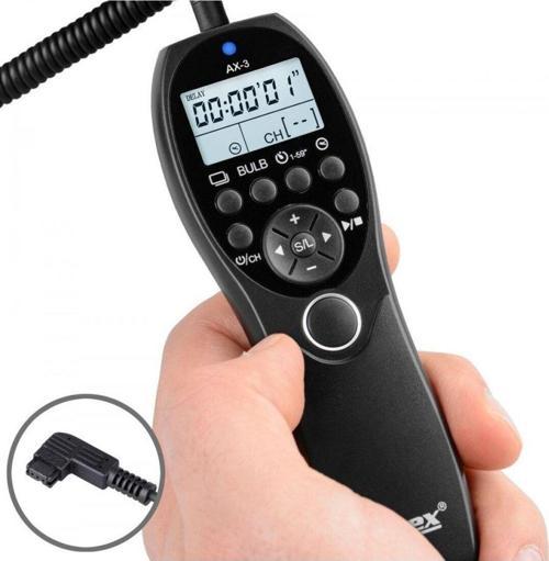 Sony A99, A99Iı, A77, A77Iı, A77V, A65, A65V, A57, A55 Için Zaman Ayarlı Kumanda