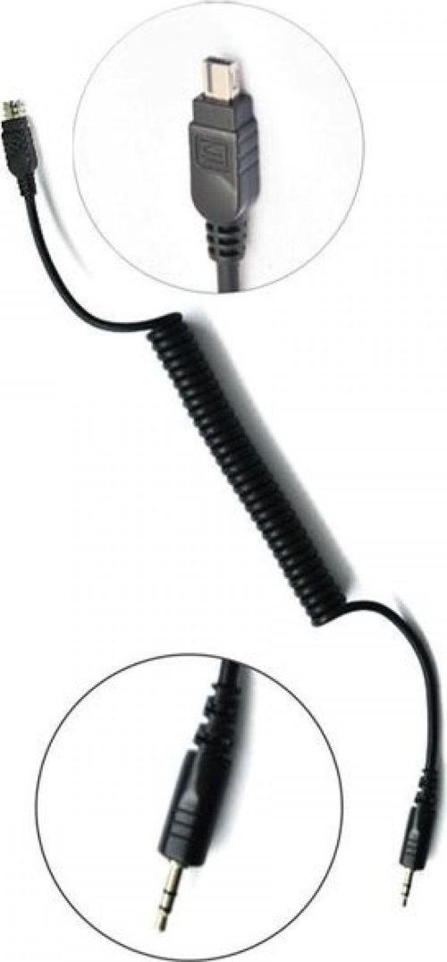 Dslr Kumandaları İçin Nikon N10 Dc2 Uyumlu Spiral Kablo 1,5M