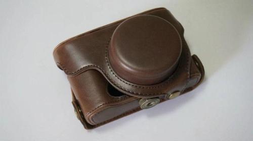 Olympus Xz-1, Xz1 Uyumlu Kahverengi Taşıma Çantası