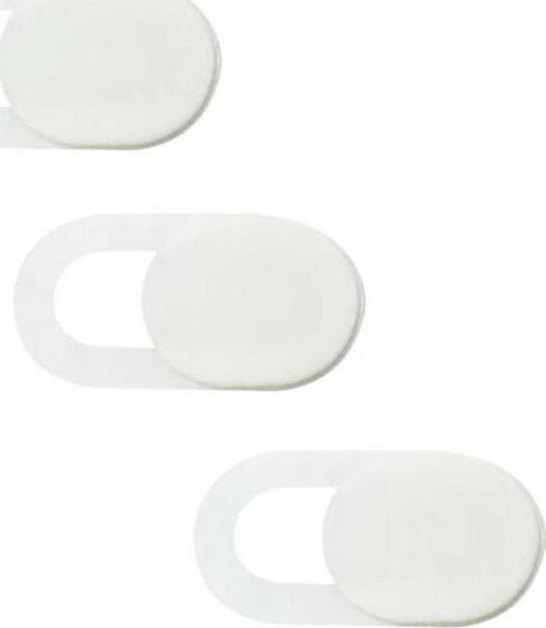 Web Kamerası Kapağı, Webcam Cover, Laptop, Telefon, Tablet Için Kamera Kapatıcı, Gizleyici Beyaz