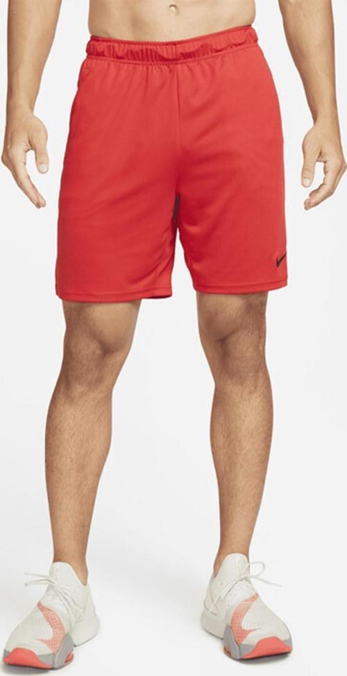 Dri Fit Knith Shorts 9 inch Red Örgü Erkek Antrenman Koşu Şortu Kırmızı
