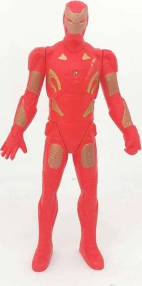 Demir Adam Işıklı Hareketli Figür 16 cm Iron Man Oyuncak