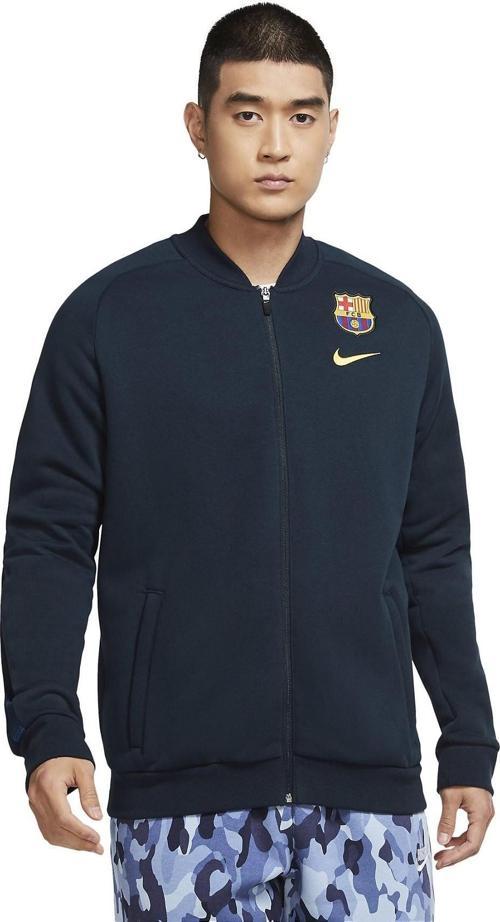 Sportswear FC Barcelona Navy Bomber Jacket Lacivert Ceket