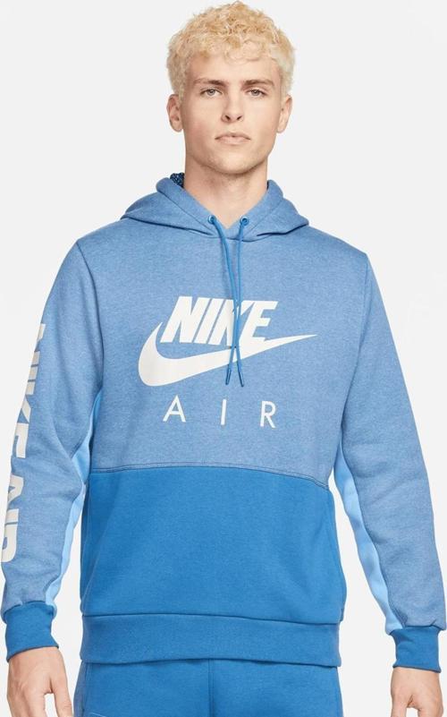 Air Swoosh League Hoodie Kapüşonlu Erkek Sweatshirt Mavi