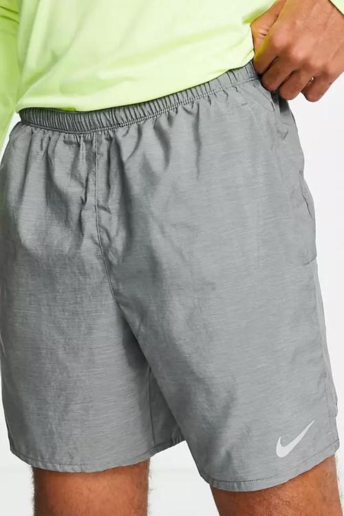 Challenger Dri Fit 7'' 2 in 1 Running Shorts Gray ikisi Bir Arada Taytlı Koşu Şortu Gri
