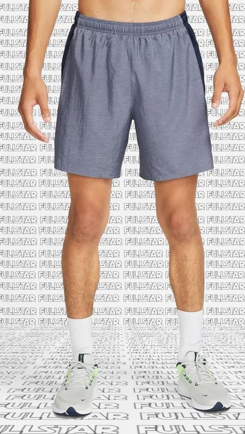 Challenger 7 inch Running Short Slip Astarlı Mavi Lacivert Erkek Koşu Şortu