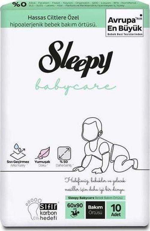 Babycare Bebek Bakım Örtüsü 60X90 cm 10 Adet