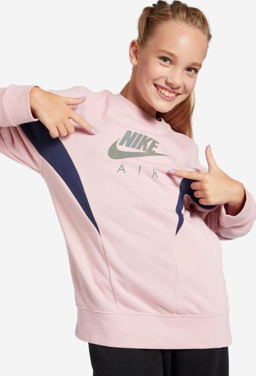 Air French Terry Genç Çocuk Sweatshirt Pembe