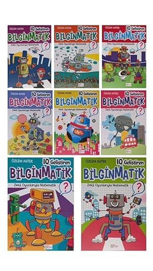 Akademi Çocuk Bilginmatik Zeka Oyunları-Özlem Aytek 8 Kitap Set