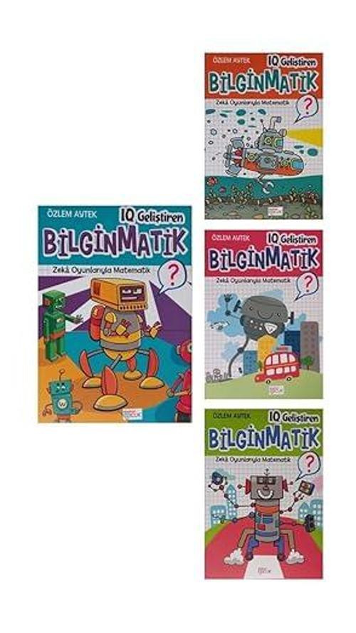Akademi Çocuk Iq Geliştiren Bilginmatik-Zeka Oyunlarıyla Matematik 4 Kitap Set