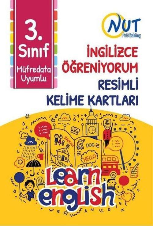 3.Sınıf İngilizce Öğreniyorum-Resimli Kelime Kartları