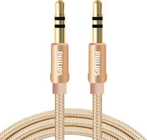 Swa5010c 3.5mm Örgülü Aux Ses Kablosu Gold
