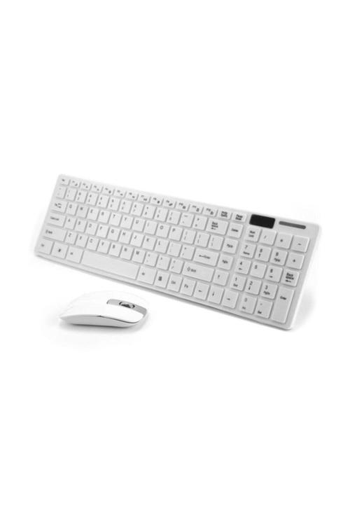 Kablosuz Klavye Mouse Seti Siyah 2.4 Ghz Wireless Tv Pc Uyumlu Pl-374