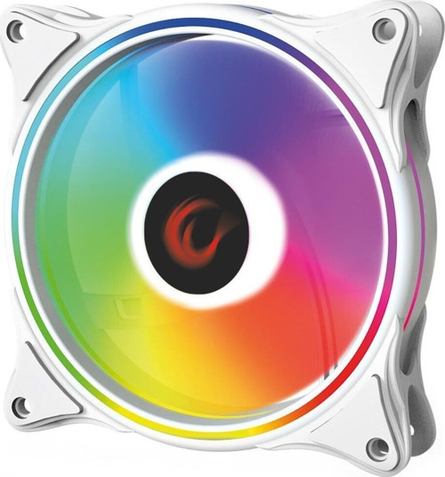 Glare F50 38cfm 1200rpm 12cm Rainbow 3p 4p Molex Soketli Beyaz Kasa Fanı