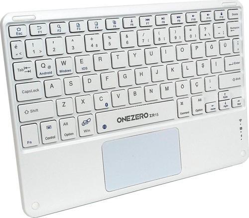 Gn-61 Ultra Ince Taşınabilir Kablosuz Bluetooth Türkçe Q Klavye Touchpad Ipad Telefon Pc Ios Windows