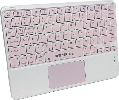 Gn-61 Ultra Ince Taşınabilir Kablosuz Bluetooth Türkçe Q Klavye Touchpad Ipad Telefon Pc Ios Windows