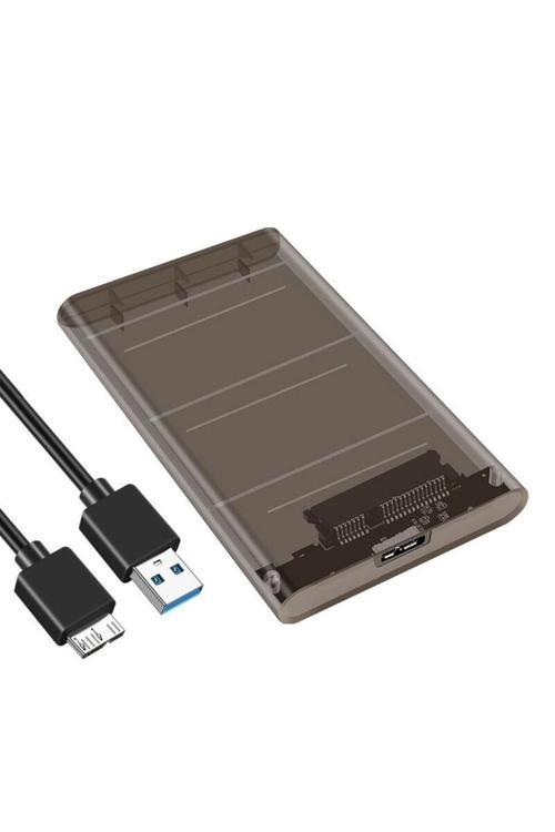 Gn-69 Şeffaf 2.5 İnç Sata Harddisk Kutusu Usb 3.0 6 Tb Destekler 6Gbps