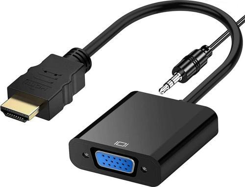 Gn-87 1080P 60Hz Hdmı To Vga Çevirici Adaptör Ses Kablosu Dahil