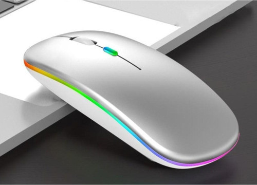 Bn28 Kablosuz Wireless Mouse Sessiz Tık Rgb Aydınlatmalı Şarj Edilebilir