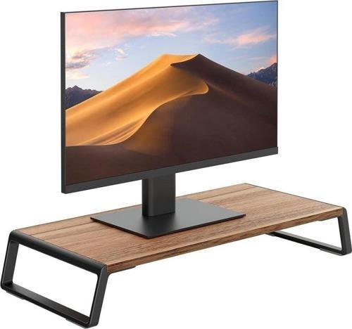 Bn33 Metal Ayaklı Monitör Standı 4 Usb Çıkışlı Laptop Dizüstü Bilgisayar Yükseltici Tutucu 52 Cm