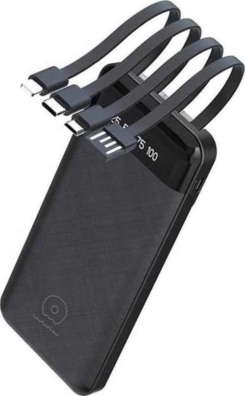 Bn45 20000Mah Powerbank Led Ekranlı Type-C İphone Usb Micro Usb Kablolu Tüm Uçlar